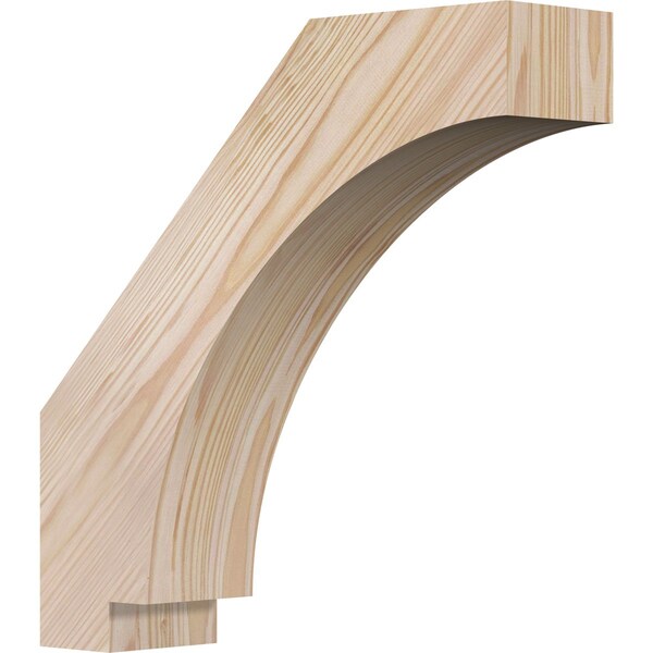 Ekena Millwork 3 1/2"W x 14"D x 14"H Imperial Smooth Knee Brace, Douglas Fir BRC04X14X14IMP00SDF - main